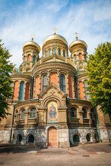 Obraz premium Karosta orthodox church in Liepaja