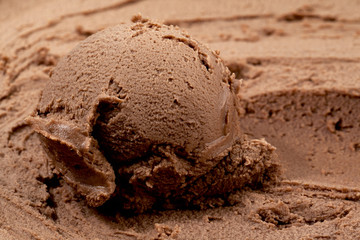 creamy chocolate ice cream