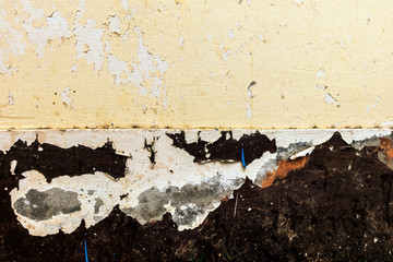 Obraz premium Wall with peeling paint