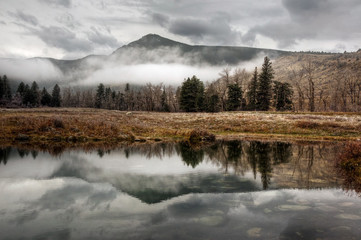 Green Mountain Reflection