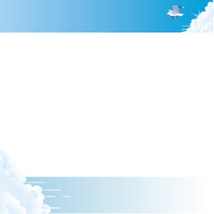 積乱雲のタイトルバック