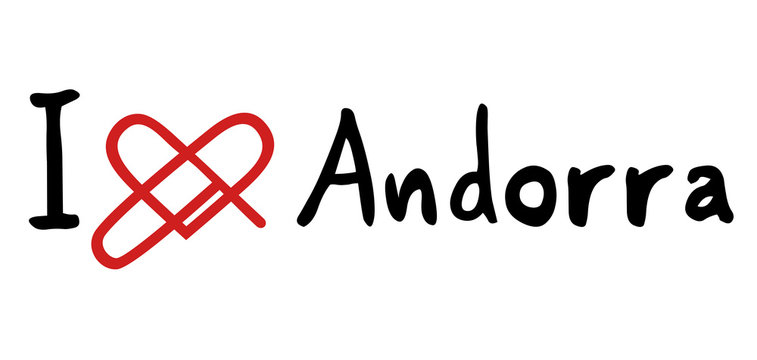 Andorra love icon