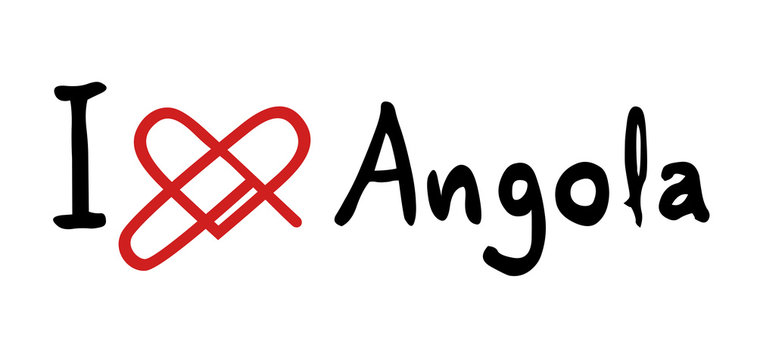 Angola love icon