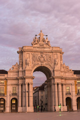 Fototapeta na wymiar Rua Augusta Arch in Lisbon