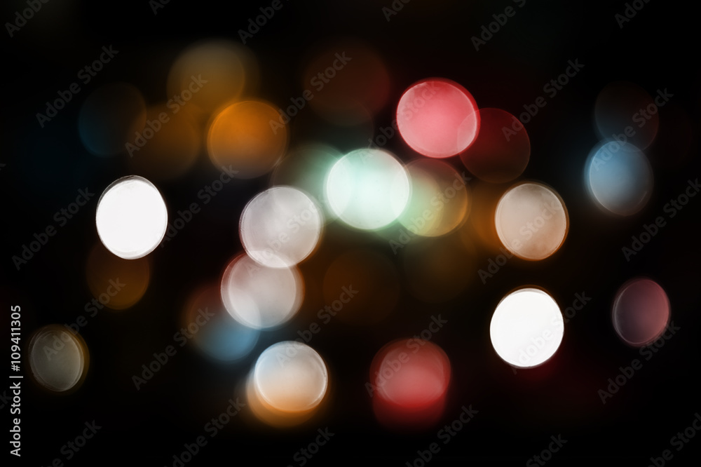 Poster bokeh background abstract