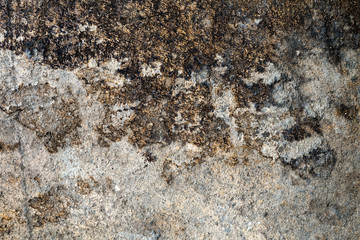 Stain on old cement texture