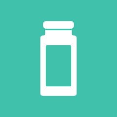 Medicine bottle -  vector icon.
