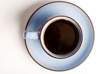 coffee mug and saucer