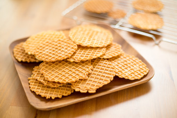Crispy homemade Pizzelle
