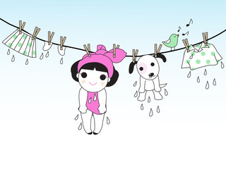 I Like Everything To Be Washable, Including Me illustration