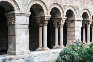 Cathedral cloisters in Elne