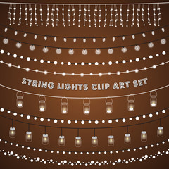 Rustic String Lights Set - 109413525