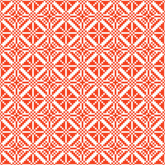 Slavic Folk Seamless Pattern. Repetitive Red and White Embroidery Texture. Vector Ethnic Ornament Background