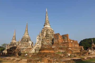 Fototapeta na wymiar Wat Phra Si Sanphet in Ayutthaya, Thailand