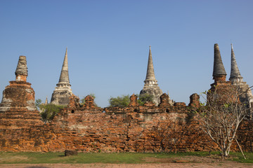 Fototapeta premium Wat Phra Si Sanphet in Ayutthaya, Thailand