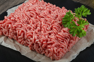 Minced beef meat