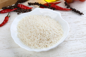 Raw rice