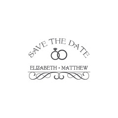Handmade tattoo lettering and decorative elements. Wedding invitation. Save the date.