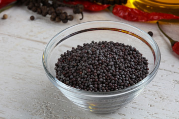 Black mustard seeds