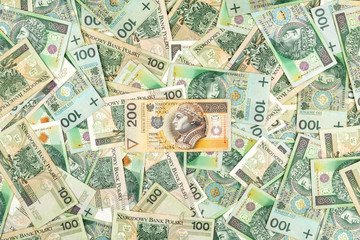 many polish banknotes