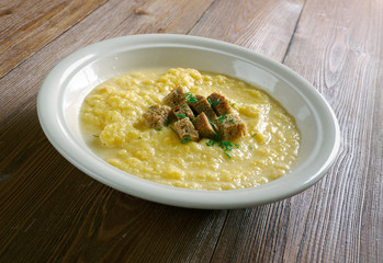 Tyrolean potato milk soup