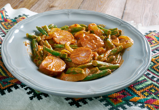 paprikash with green beans