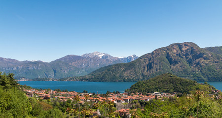 Naklejka premium lago di Como - Tremezzo - Italy
