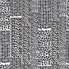 Fototapeta premium Abstract city seamless pattern. Black and white houses.