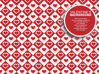 VALENTINE'S BACKGROUND HEARTS A CHESS