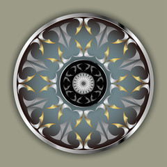 Abstract round figure 