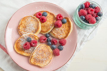 Pancakes mit Beeren