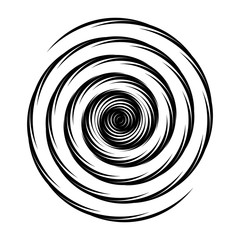 Design monochrome illusion background