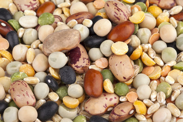 mixture of beans and pulses