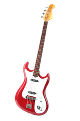 Fototapeta premium Electric guitar, isolated on white