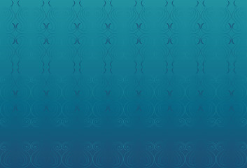 Blue classic background. Wavy elements.