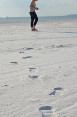 Schritte im Sand