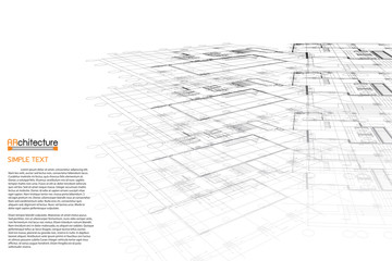 Fototapeta premium Architecture Background