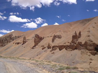Himalaya landscape mountain view background in Leh india