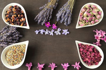 Flowers for aromatherapy.