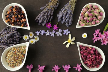 Flowers for aromatherapy.