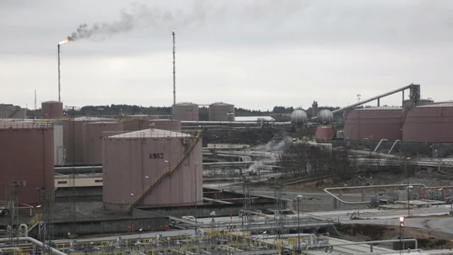 Oil Industry - Refinery plant.