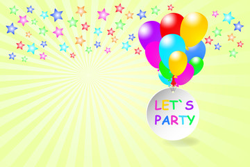 Let`s Party card