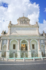 Fototapeta na wymiar Acqua Paola Fountain, Gianicolo, Rome, Italy