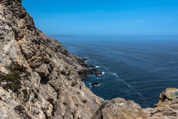 The rocky coast along Point Reyes Coast, California
