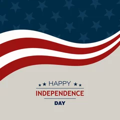 Vector Illustration of a 4th of July Independence Day Background © Ramona Kaulitzki