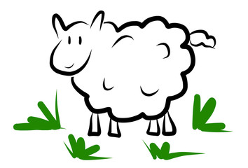 Illustration of a lamb