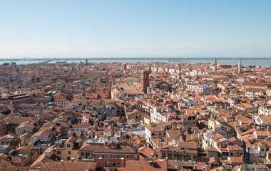 Venise depuis le Campanile de la Place Saint Marc, Venise