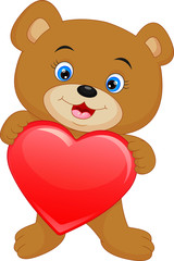 cute baby bear cartoon