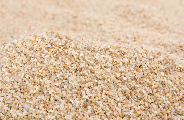 Close up Sand on beach