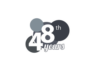 48th year anniversary logo